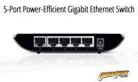 5-Port Gigabit Ethernet Switch (PC Network Switch) (Thumbnail )