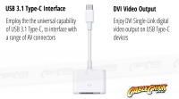 15cm USB 3.1 Type-C to DVI Cable Adapter (Thumbnail )