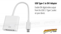15cm USB 3.1 Type-C to DVI Cable Adapter (Thumbnail )