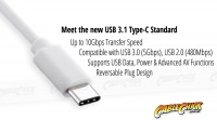 15cm USB 3.1 Type-C to DVI Cable Adapter (Thumbnail )