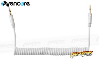 Avencore Crystal Series 1.5m Coiled 3.5mm Stereo Cable (Male to Male) (Thumbnail )