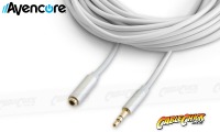 1m Avencore Crystal Series 3.5mm Stereo Audio Extension Cable (Thumbnail )