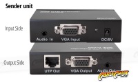 VGA 1x2 Splitter & Extender Over Ethernet (VGA Balun) (Thumbnail )