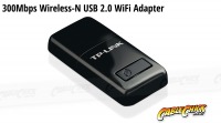 300Mbps USB 2.0 WiFi Adapter - Wireless-N 802.11n Network Adapter (Thumbnail )