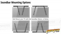 Universal Soundbar Wall Mounting Bracket (Mounts to TV) (Thumbnail )