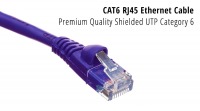 1m CAT6 RJ45 Ethernet Cable (Purple) (Thumbnail )