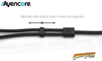 Avencore 4-Pole TRRS to 3.5mm Stereo & Mic Splitter Cable (Male to 2x Female) (Thumbnail )