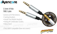 2m Avencore Crystal Series 4-Pole TRRS 3.5mm Cable (Thumbnail )