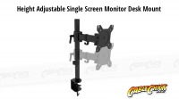 Single Screen Desk Mount Bracket (8kg) (Thumbnail )