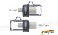 64GB SanDisk Ultra Dual USB 3.0 Drive with USB Type-A & Micro USB Interfaces (Thumbnail )