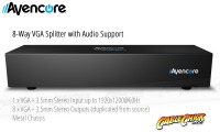 Avencore Powered 8-Way VGA Splitter with Audio (500MHz) (Thumbnail )