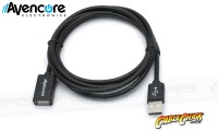 Avencore 1m Hi-Speed USB 2.0 Extension Cable (Type-A, Male to Female) (Thumbnail )