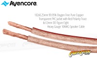 Avencore 30m Platinum Series 99.9% OFC Super Heavy Gauge 10AWG Speaker Cable (Thumbnail )