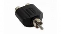 2RCA Female to 1RCA Male Adaptor (Thumbnail )