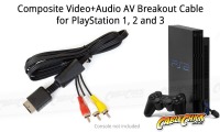 Playstation 1, 2 & 3 AV Cable (PS1, PS2 & PS3 Compatible) (Thumbnail )