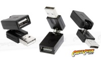 Swivel USB 2.0 Adaptor (Type-A, Male to Female) (Thumbnail )