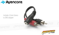 Avencore Digital to Analog Audio Converter (TOSLINK & Digital Coaxial to Stereo Audio) (Thumbnail )