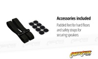 Heavy Duty 730mm Black Bookshelf Speaker Stands (Set of 2) (Thumbnail )
