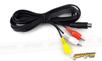 Sega Mega Drive 2 + Genesis 2/3 Composite Video + Audio AV Cable (Retro Gaming Cable) (Thumbnail )