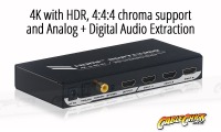 High-End 4-Port Ultra HD 4K/60Hz HDMI Switch & Audio Extractor (4x1 HDMI 2.0 Switch) (Thumbnail )