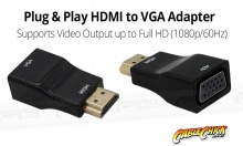 Plug & Play HDMI to VGA Adapter (Thumbnail )