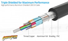 Premium 0.5m Micro-USB 3.0 Super-Speed Cable for HDDs (A to Micro-B 10-Pin) (Thumbnail )