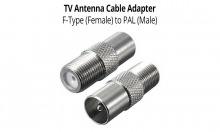 TV Antenna Cable Adapter - F-Type (Female) to PAL (Male) (Thumbnail )