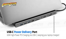 11-in-1 USB-C Docking Station with 100W PD, 4K/30Hz HDMI, VGA, Ethernet & More (PC or Mac) (Thumbnail )