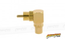 Premium Right-Angled RCA Adapter (Thumbnail )