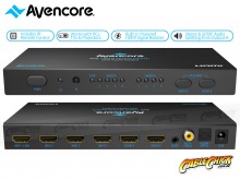 Avencore Halon Series HDMI 4x2 True Matrix Switch & Audio Splitter (Supports Ultra HD 4K@30Hz) (Thumbnail )