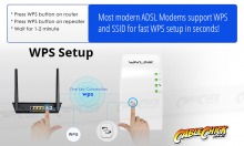 Wavelink 300Mbps Wireless Repeater & WiFi Access Point (Wireless N 802.11b/g/n) (Thumbnail )