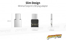 Slim USB-C OTG Adapter (USB Type A to C Changer) (Thumbnail )