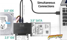 USB 3.0 to SATA & IDE HDD Adapter Kit (Supports 2.5" & 3.5" Drives) (Thumbnail )