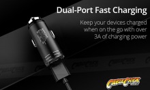 Compact Dual USB Car Charging Adapter (5V 3.1A) (Thumbnail )