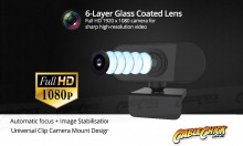 Full HD 1080p USB Webcam (Built-in Microphone - PC & Mac) (Thumbnail )