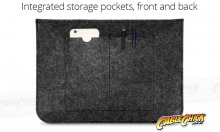 Universal 14" Laptop & Tablet Sleeve (Soft-Touch Felt) (Thumbnail )