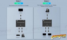 Bi-Directional DisplayPort 1x2 Splitter & 2x1 Switch (Supports 8K/30Hz) (Thumbnail )