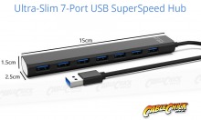 Premium 7-Port Super-Speed USB 3.0 Hub (Thumbnail )