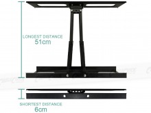 Premium Articulated TV Wall Mount - 50Kg (Up to VESA 600x400) (Thumbnail )