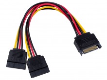 SATA Power Splitter Extension Y-Cable (SATA 2 / SATA 3 Compatible) (Thumbnail )