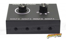 Bi-Directional 4x2 Way 3.5mm Stereo Audio Switch with Volume Control  (4x2 or 2x4 Switching) (Thumbnail )