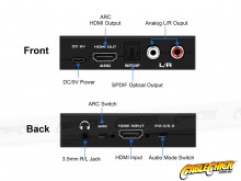4K HDMI Audio Extractor with HDMI Passthrough (HDR + 4K@60Hz) (Thumbnail )