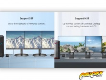 8K DisplayPort 3-Way Splitter Hub - MST Hub (Extend & Mirror) (Thumbnail )
