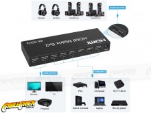 UltraHD 4K HDMI 6x2 True Matrix Switch & Audio Extractor (HDMI 2.0 Supports 4K@60Hz) (Thumbnail )