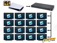 Powered 16-Way Ultra HD 4K HDMI Splitter & Extender (Thumbnail )