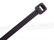 Premium UV Stabilised LSZH Black Cable Zip Ties - 200mm x 7.6mm (100 Pack) (Thumbnail )