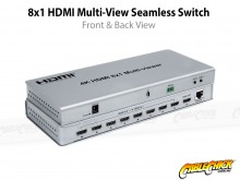 8-Port HDMI Multi-Viewer with Seamless Switching (8x1 HDMI Switch, 1080p In, 4K/30Hz Out) (Thumbnail )