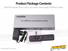8-Port HDMI Multi-Viewer with Seamless Switching (8x1 HDMI Switch, 1080p In, 4K/30Hz Out) (Thumbnail )