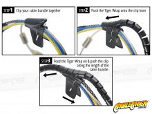 1.5m Avencore Tiger Wrap 16mm Cable Management Solution (Thumbnail )