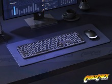 Rechargeable Wireless 2.4Ghz Backlit Keyboard & Mouse Combo (Thumbnail )